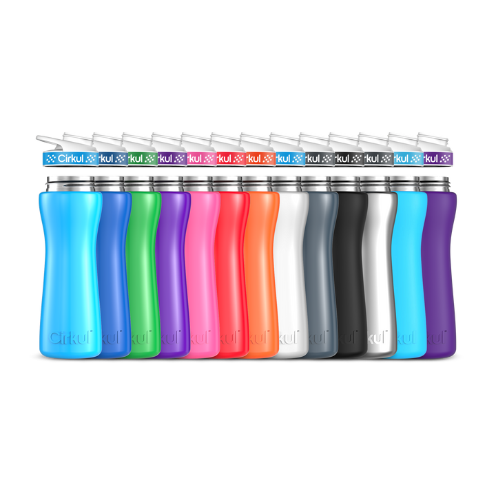 22oz. Stainless Steel Bottle & Comfort Grip Lid J4