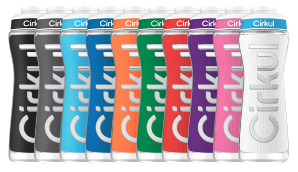 22oz. Grip Squeeze Plastic Bottle & Sport Lid C4