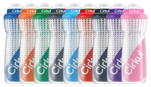 32oz. Insulated Squeeze Plastic Bottle & Sport Lid