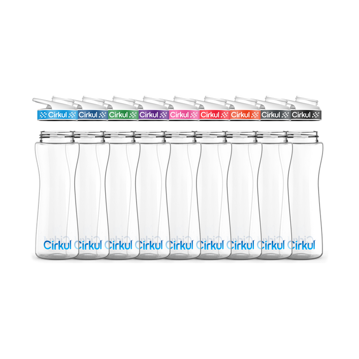 22oz. Plastic Bottle & Comfort Grip Lid T9